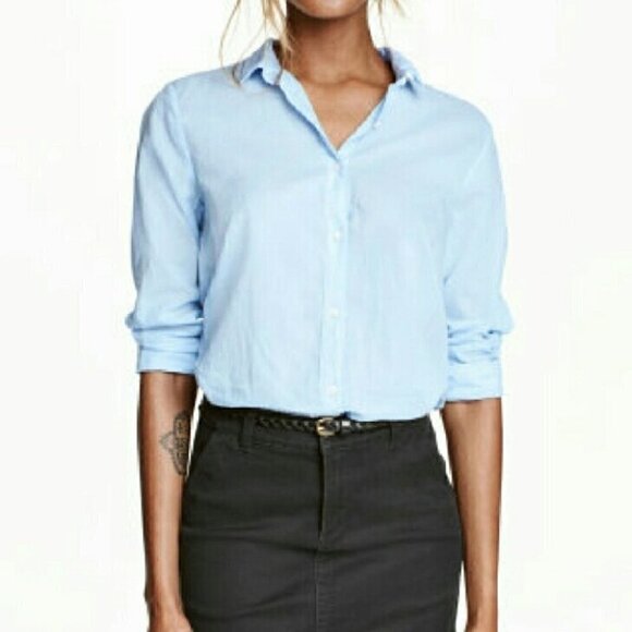H&M Tops - Button Down Cotton Shirt